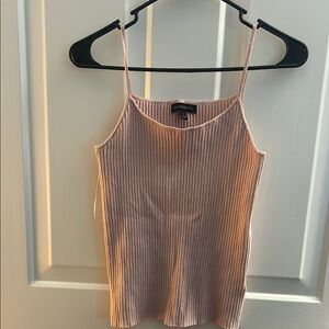 Banana Republic Pinkish/Nude Ribbed Sleeveless Tank